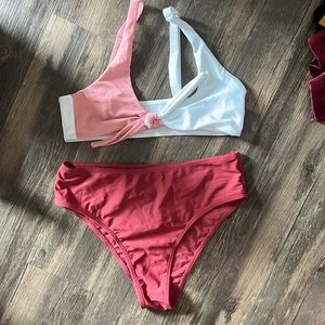 NWOT shein high waisted bikini size medium